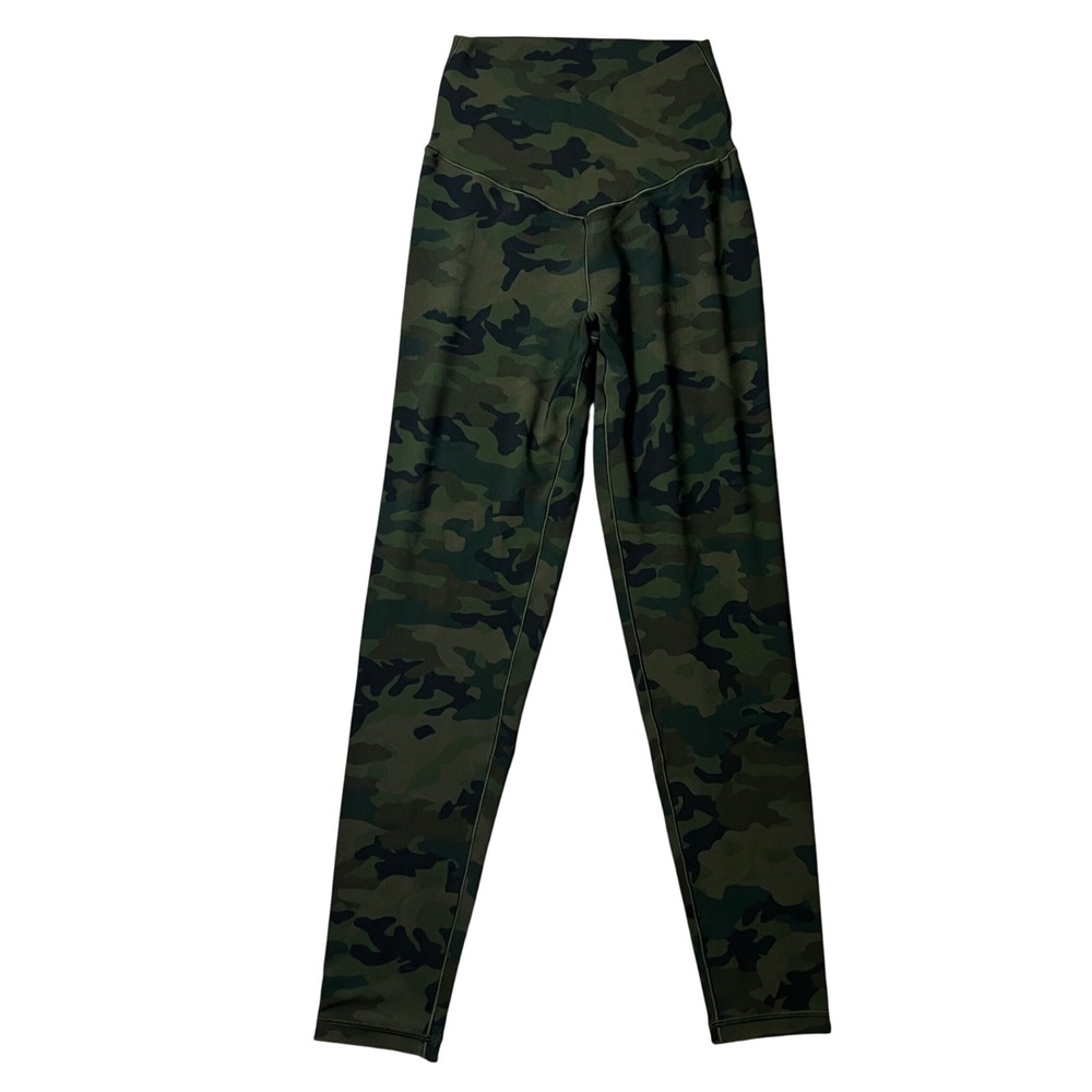 OFFLINE by Aerie Real Me Camo High Waisted Crossover 7/8 Leggings Green Medium